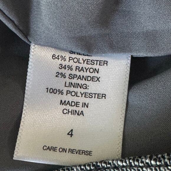 New 7th Ave Design Studio New York & Co. Gray Seamed Pencil Skirt Women’s Sz 4 - Picture 10 of 10